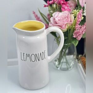 NEW Rae Dunn Ceramic Spring Summer Lemonade Pitcher 🍋